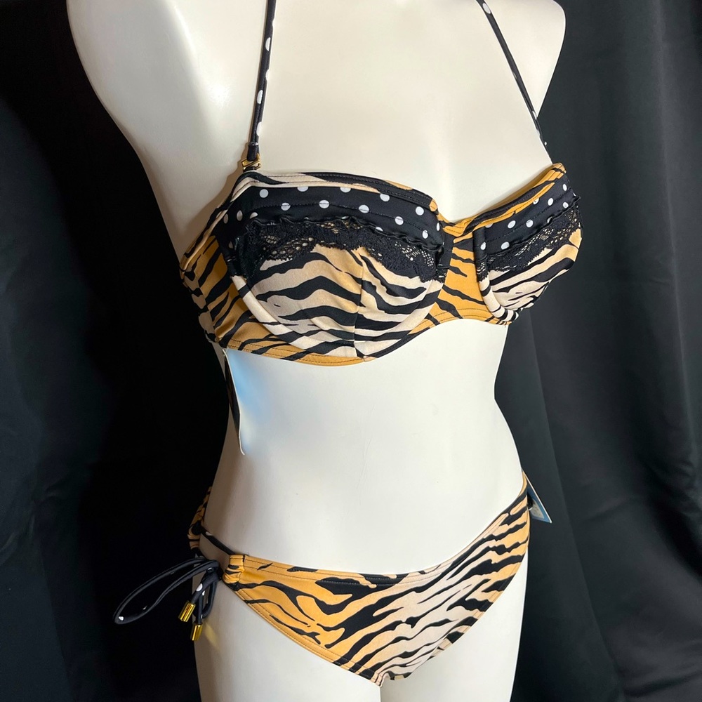 Victoria’s Secret Underwire Bandeau and Tie-Side Bikini